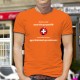 En Suisse on élimine la France aussi vite que possible ✚ Herren-Baumwoll-T-Shirt