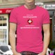 En Suisse on élimine la France aussi vite que possible ✚ Herren-Baumwoll-T-Shirt