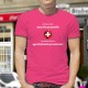 En Suisse on élimine la France aussi vite que possible ✚ T-shirt in cotone da uomo