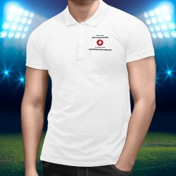 Uomo Polo Shirt - En Suisse on élimine la France aussi lentement que nécessaire ⚽