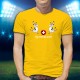 SWITZERLAND ✚ Swiss soccer ball and Holstein cow ✚ Men's cotton T-Shirt