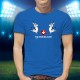 SWITZERLAND ✚ Swiss soccer ball and Holstein cow ✚ Men's cotton T-Shirt