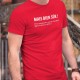 Men's cotton T-Shirt - Mais bien sûr ! Et la marmotte met le chocolat ? ✪