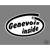 Sticker humoristique - Genevois inside - pour voiture