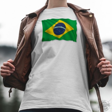 Frauen T-Shirt -Brasilianische Flagge