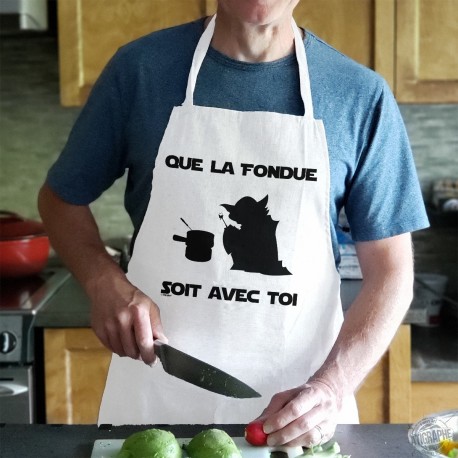 Grembiule da cucina - Que la Fondue soit avec Toi