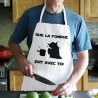 Kitchen apron - Que la Fondue soit avec Toi