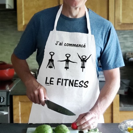 J'ai commencé le fitness ★ Küchenschürze