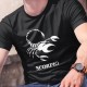 Signe astrologique Scorpion (Scorpio) ♏ T-Shirt coton, symbole de force, de passion et de détermination pour les hommes