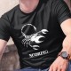 Sternzeichen Skorpion (Scorpio) ♏ T-Shirt Baumwolle, Symbol für Stärke, Leidenschaft und Entschlossenheit für Herren