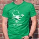 Segno zodiacale Scorpione ♏ T-shirt da uomo in cotone, simbolo di forza, passione e determinazione