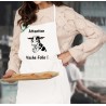 Attention Vache Folle ! ✿ Tablier de cuisine avec une vache. Pour les amatrices de cuisine pleines d'humour. 