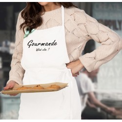 Gourmande, What else ? ★ Frauen Küchenschürze