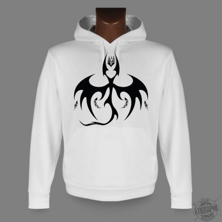 Kapuzen-Sweatshirt - Bat Dragon, für Damen und Herren