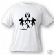 Men's or Women's T-Shirt - Bat Dragon, White