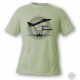 Women's or Men's Fighter Aircraft T-shirt - F-14 Tomcat, Alpin Spruce