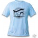 Kampfflugzeug T-Shirt - F-14 Tomcat, Blizzard Blue 
