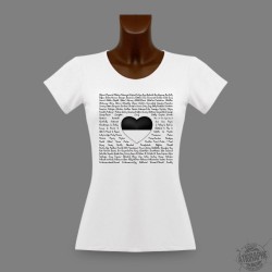 Women's Slim T-shirt - Fribourg municipalities
