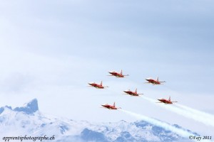 Sion Air Show 2011, patrouille suisse