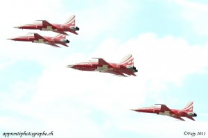 Sion Air Show 2011, formation serrée