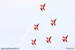 Sion Air Show 2011, patrouille suisse