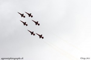 Sion Air Show 2011, patrouille suisse