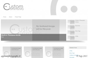 Le thème WordPress "Custom Community" de themekraft.com