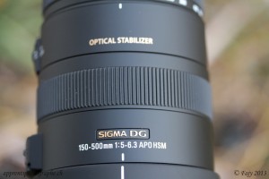 Le téléobjectif 150 - 500mm F/5.0-6.3 DG APO OS HSM de la marque Sigma