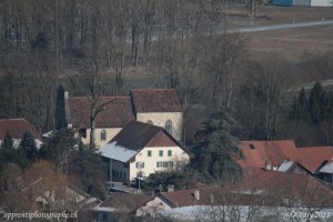 L'église de Curtilles, parfaitement visible avec le Sigma à 500mm