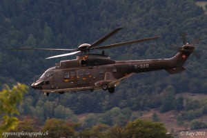 Hélicoptère Super Puma des Forces Aériennes suisse