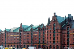 Le bâtiment du Miniatur Wunderland à Hambourg, Allemagne