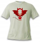 Le t-shirt Devil Man portant le symbole de la masculinité démonisé