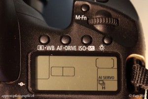 Canon EOS 7D bouton AF-Drive - molette selection Ai Servo