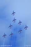 La Patrouille de France en formation rafale