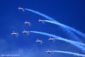 Renversement avec fumigènes