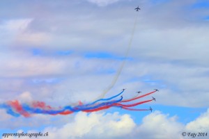 L'éclatement final de la patrouille de France