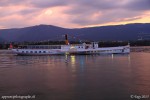 Le bateau "Neuchâtel" avant l'effet de vignettage