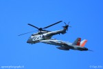 AIR14 - Le duo improbable d'un Super Puma et d'un FA-18 de l'armée Suisse