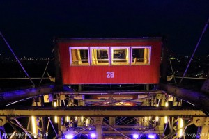 Un des wagons utilisé comme salle de restaurant