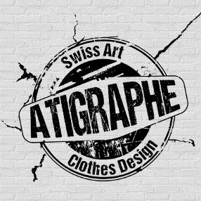 Le logo de aTigraphe®, La petite marque suisse de T-shirts et accessoires, depuis 2012.